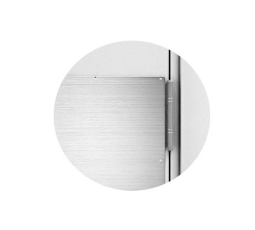 Aquadoor дверь гладкая RAL7035 пластиковая с отбойной пластиной