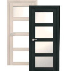 Пластиковая дверь Aquadoor Zargo Quatro остекленная