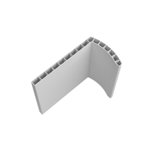 Наличник 60x110x2200 полукруглый, белый