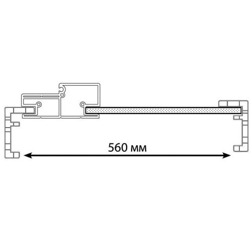 Дверная коробка 90x40 прямая ДПК. Комплект белый для 2-створчатой (2.5)