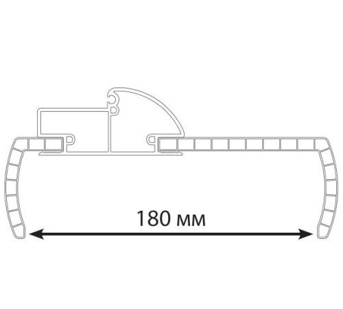 Наличник 60x110x2600 полукруглый, древесные цвета, серый